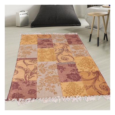 Tapis kilim fait à la main en coton UN AMOUR DE TAPIS