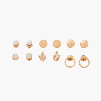 Set de 6 paires de puces d'oreilles assorties BALABOOSTE