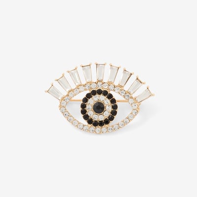 Broche œil strassé BALABOOSTE