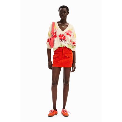 Desigual - Mini-jupe denim poches DESIGUAL