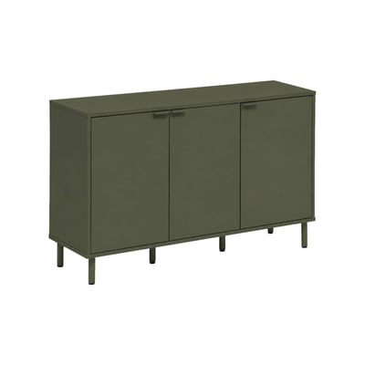 Buffet décor bois et métal 3 portes 120cm ELLIE SWEEEK