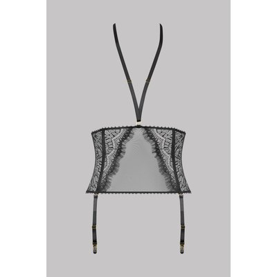 Serre-taille porte-jarretelles ACCROCHE CŒUR MAISON CLOSE
