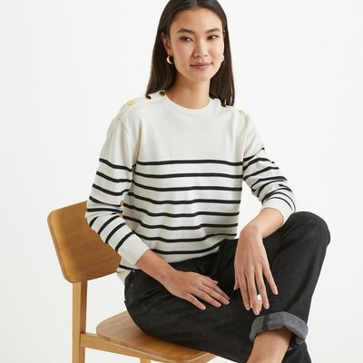 Pull mariniere femme boutons La Redoute