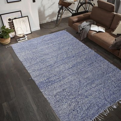 Authentique tapis berbère fait à la main en laine ZANAFI 1 UN AMOUR DE TAPIS