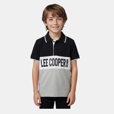 Polo manches courtes imprimé, col chemise RUGBY LEE COOPER