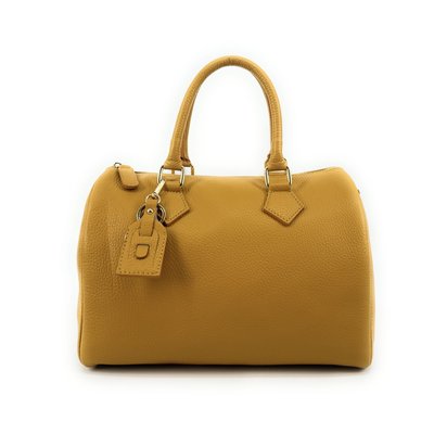 Sac à main bowling en cuir grainé italien BOOLIN OH MY BAG
