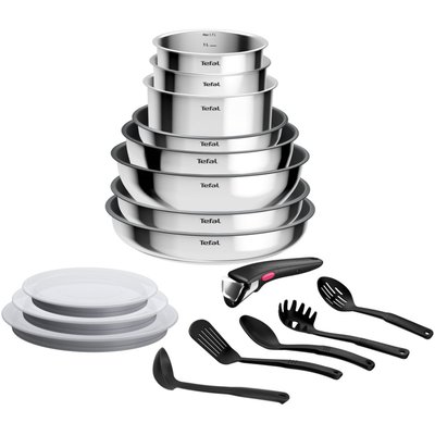 Batterie de cuisine Cook Eat 17pcs Ingenio Inox TEFAL