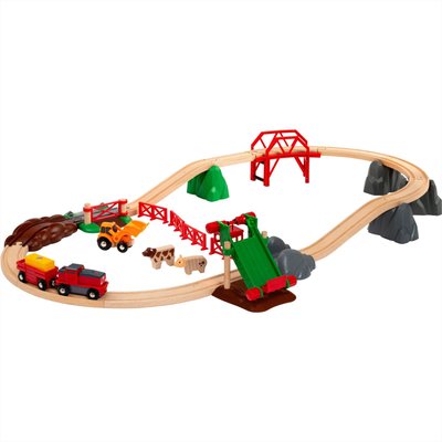 Circuit de la ferme et locomotive à pile BRIO
