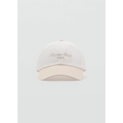 Casquette visière contrastante MANGO