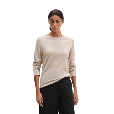 Pull en maille slim en laine mérinos douce MARC O'POLO