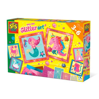 Brinquedo Glitter art, da SES SES
