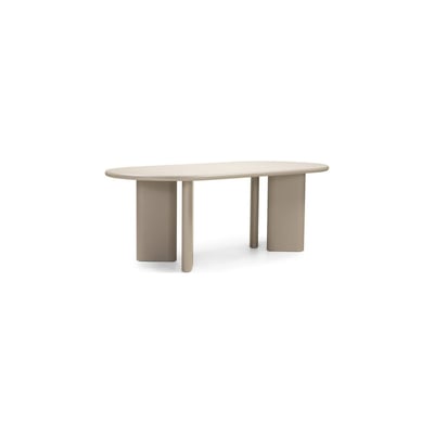 Table à manger ovale collection LOREN en bois RECOLLECTION