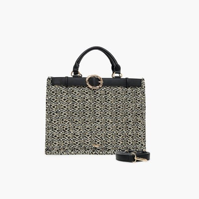 Grand sac shopper noir Toundra LOLLIPOPS