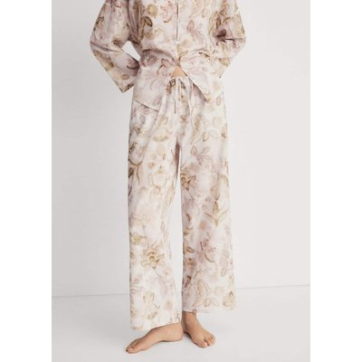 Pantalon de pyjama détails fleuris MANGO