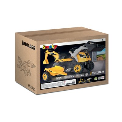 Tracteur builder max + remorque SMOBY