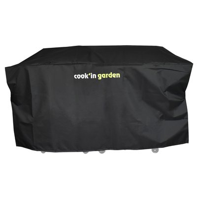 Housse pour cuisine extérieure en toile noire COOK IN GARDEN