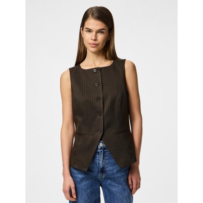 PCFALKA - À RAYURES Gilet sans manches PIECES