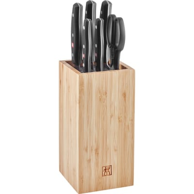 ZWILLING Signature Bloc de couteaux 7 pièces, ciseaux inclus, acier inoxydable ZWILLING
