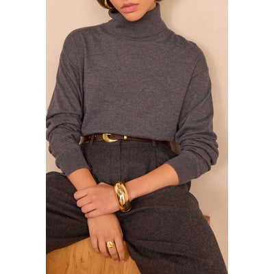 Pull col roulé BRIAC en laine Maison 123
