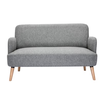 Canapé scandinave 2 places pieds bois clair ISKO MILIBOO