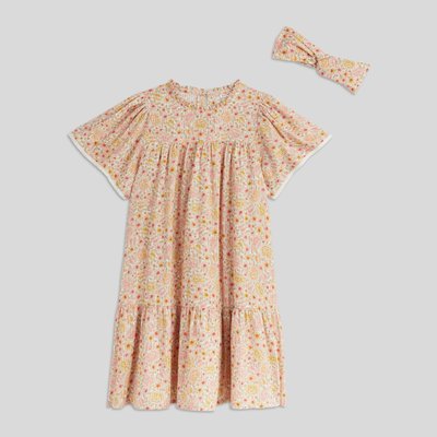 Robe imprimée en coton, contient du coton issu de l'agriculture biologique MONOPRIX TEENS