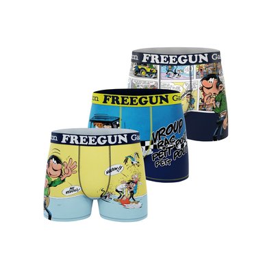 Lot de 3 Boxers Gaston Lagaffe FREEGUN