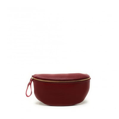 Sac banane en cuir grainé italien LOU-DO OH MY BAG
