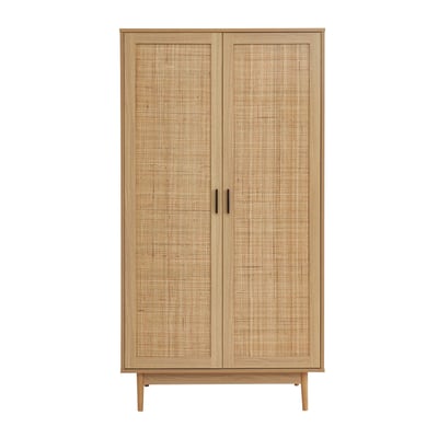 Armoire cannage rotin 2 portes  AMANA BAÏTA