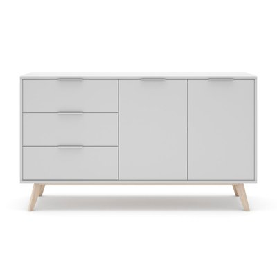 Buffet 2 portes, 3 tiroirs Campus - L140 cm CALICOSY