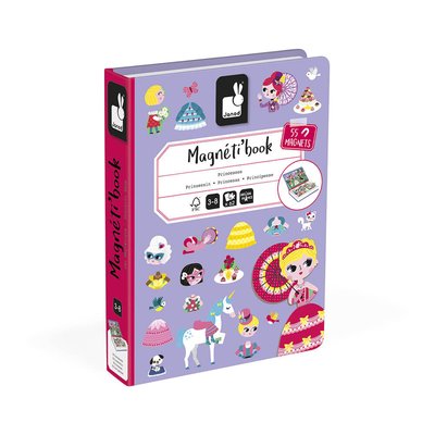 Magnéti'book Princesses, 55 Magnets JANOD