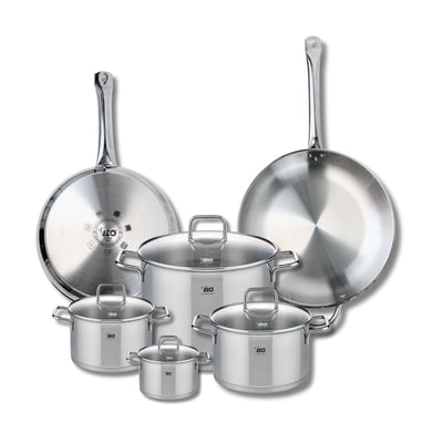 2 poêles 28/32cm + 4 faitouts 12/16/20/26cm PROFI CITRIN ELO