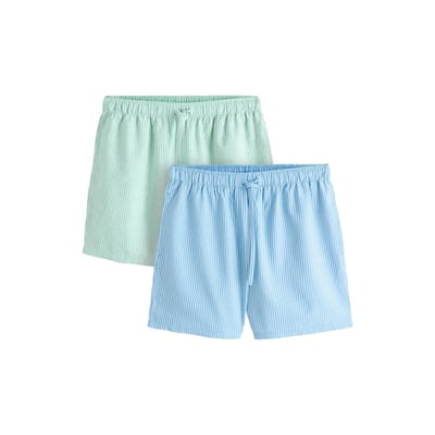 Short de pyjama tissé à rayures, lot 2 NEXT