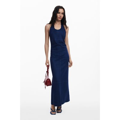 Robe en suédine dos ouvert DESIGUAL
