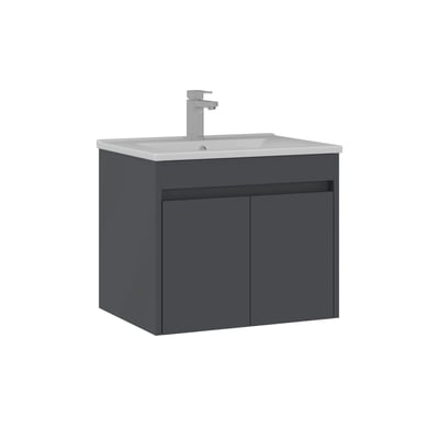 Meuble vasque 2 portes + vasque 65 cm MOANA PIER IMPORT