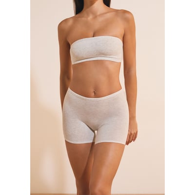 Short cycliste en coton biologique extensible COTON 360 ETAM