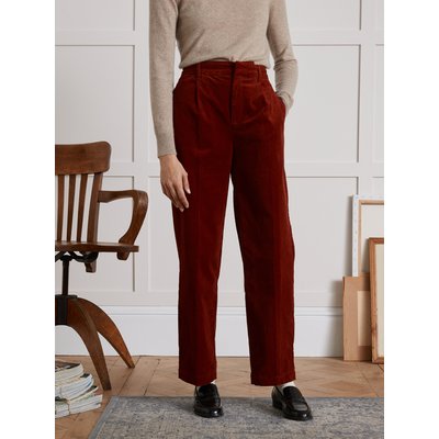 Pantalon chino a pince femme La Redoute