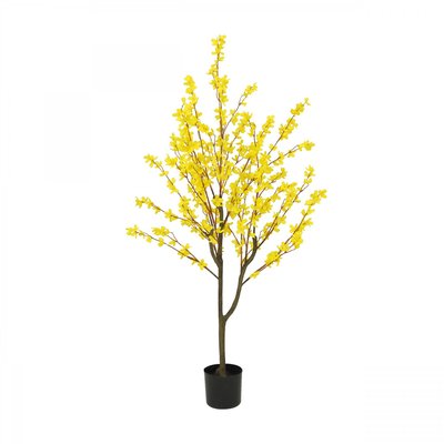 Forsythia artificiel jaune 150cm LIGNE DECO