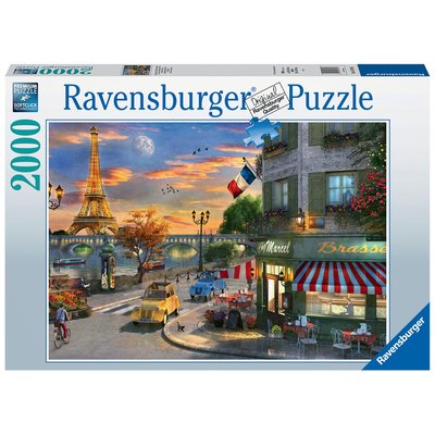 Puzzle Soiree romantique a Paris 2000 pieces RAVENSBURGER