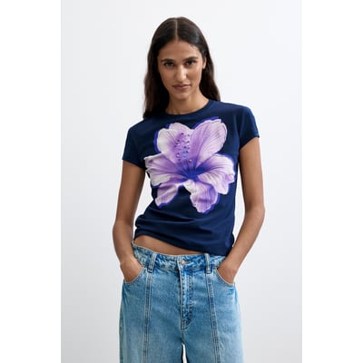 T-SHIRT À IMPRIMÉ FLORAL DESIGUAL