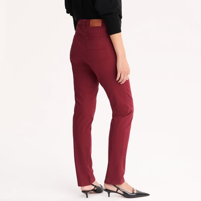 Pantalon droit 5 poches coton stretch ANNE WEYBURN