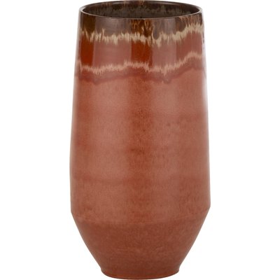 Vase allongé en céramique  rouille style contemporain RECOLLECTION