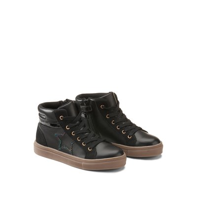 Hohe Sneakers mit Reissverschluss und Schnürung LA REDOUTE COLLECTIONS