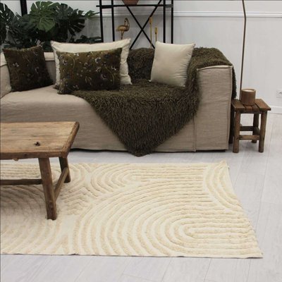 Tapis relief circle courbe SUD ETOFFE