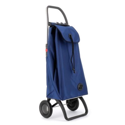 IMAX MF - Chariot de course Pliable - 2 roues - Bleu - Compact et ergonomique, léger et résistant à l’eau - Parfait pour un transport facile et ROLSER