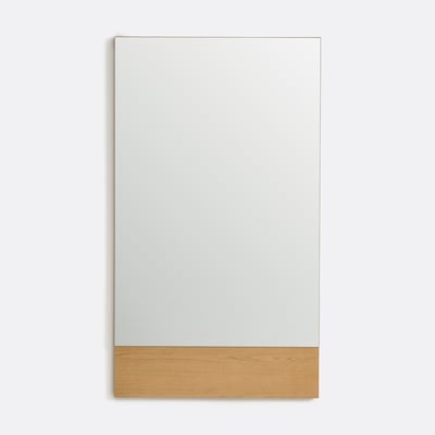 Miroir d'entrée plaqué chêne H140 cm, Alvan LA REDOUTE INTERIEURS