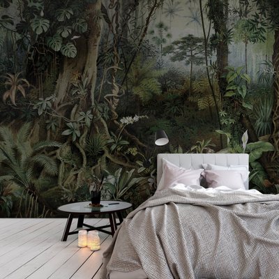 Papier peint panoramique au cœur de la jungle HOME MAISON