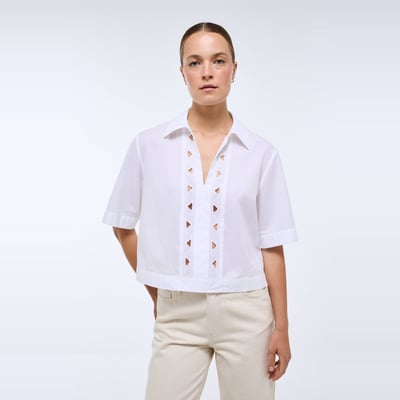 Chemise manches courtes en coton BIO GOTS MONOPRIX