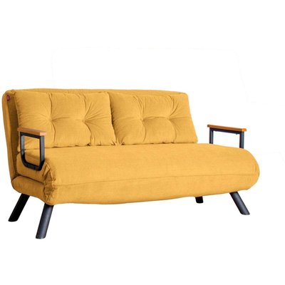 Canapé 2 places convertible en tissu Sando HANAH HOME