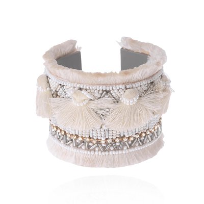Manchette ajustable en perles ENGY HIPANEMA