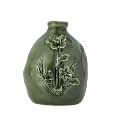 Petit vase grès fleurs sculptées  Ramia BLOOMINGVILLE